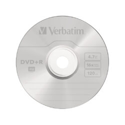 Диск DVD+R Verbatim (43500) 4.7GB 25штук Незаписанный