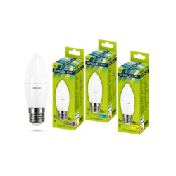 Эл. лампа светодиодная Ergolux LED-C35-9W-E27-6K, Дневной
